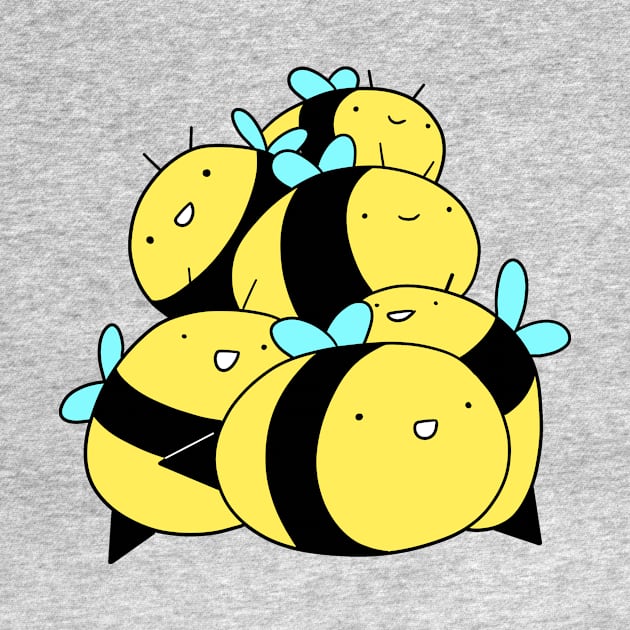 Bee Pile by saradaboru